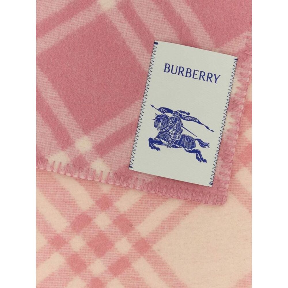 Burberry Women Check Wool Scarf - Picture 3 of 3